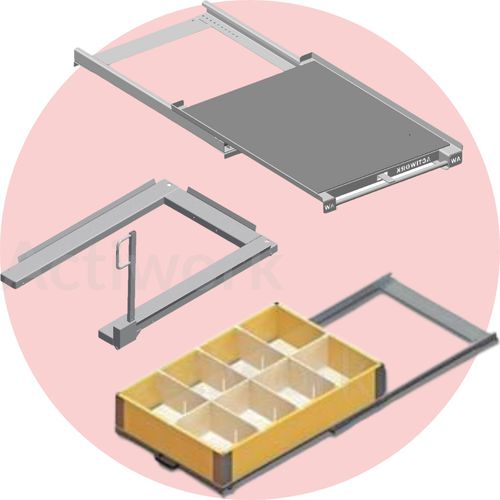 Schiebeschublade - TP series - ACTIWORK - für Paletten