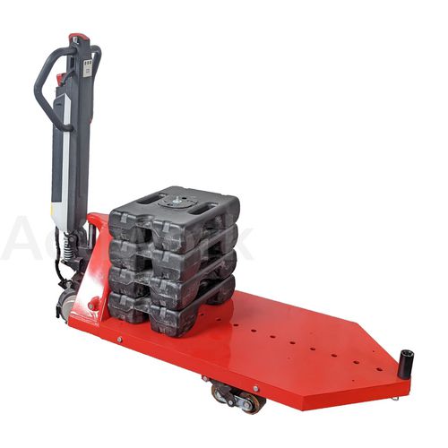 Hubwagen mit halbelektrischer Gabel - TRANSTIMON - ACTIWORK - mit Lithium Batterie / Sicherheit / kompakt