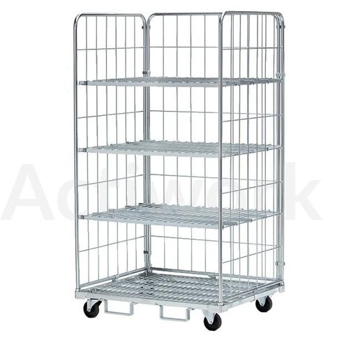 Fachböden-Rollcontainer - ACTIWORK - Drahtgewebe