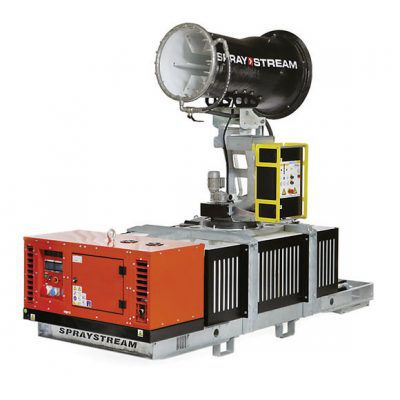 Staubbindemaschine zur Staubbindung - S4.0 Autark - Aquaco GmbH