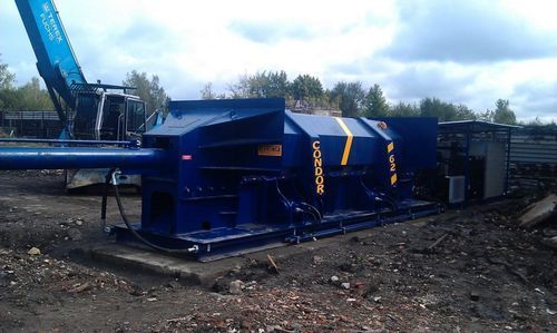 Ballenpresse für Stahlschrott - Condor series - ECOTECNICA EUROPE S.r.l. - für Fahrzeuge / horizontal / 800x600x1000