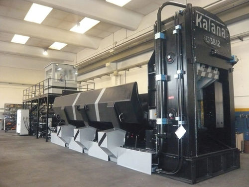 Ballenpresse für Stahlschrott - Katana 3812 - ECOTECNICA EUROPE S.r.l. - vertikal / 1000x800x1000