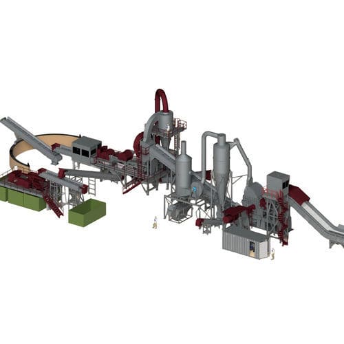 Abfallzerkleinerer - FR 1516 - Parfer Siti srl - Hammer / horizontal / für Recyclingprodukte