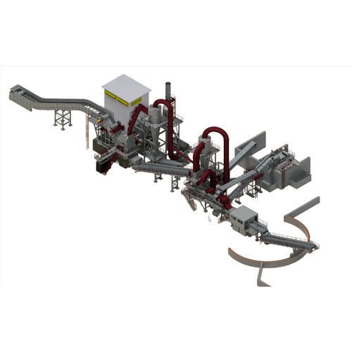 Abfallzerkleinerer - FR 3030 - Parfer Siti srl - Hammer / horizontal / Hochleistung