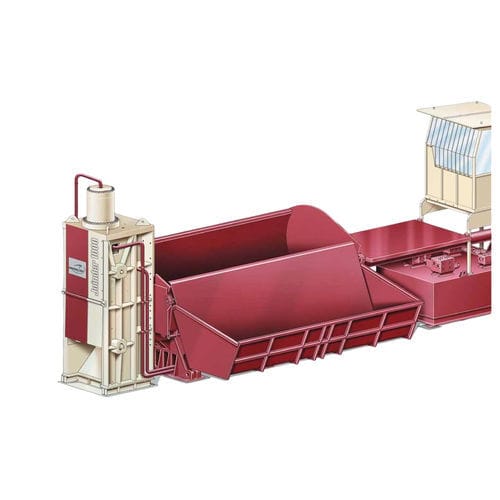 Abfallzerkleinerer - JDR1000 - Parfer Siti srl - hydraulisch / horizontal / für Recyclingprodukte