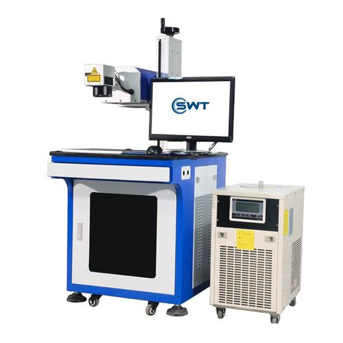 UV-Laser-Markiermaschine - UVDB-04 10w - Wuhan SWT Laser Technology - Kunststoff / Glas / Tisch