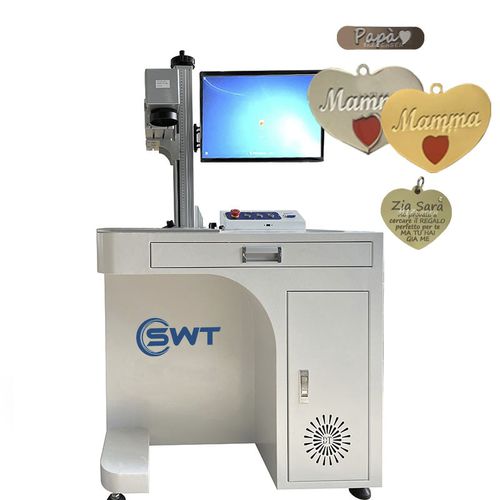 Faserlaser-Graviermaschine - DB-04 100w - Wuhan SWT Laser Technology - Aluminium / Marmor / Messing