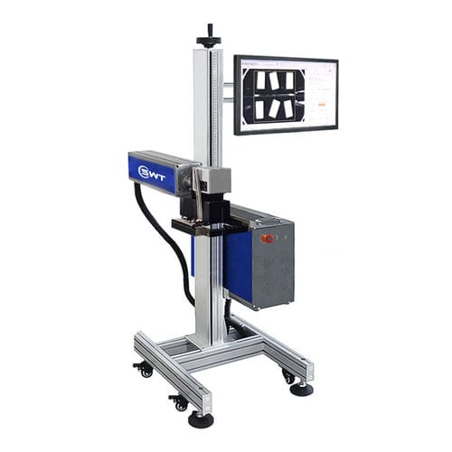 CO2-Laser-Markiermaschine - DB-F30W - Wuhan SWT Laser Technology - Papier / Gummi / integrierbar