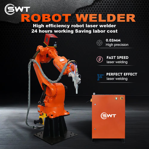 Robotisierte Schweißmaschine - RW-3000 - Wuhan SWT Laser Technology - Faserlaser / mit Rollen / für Metall