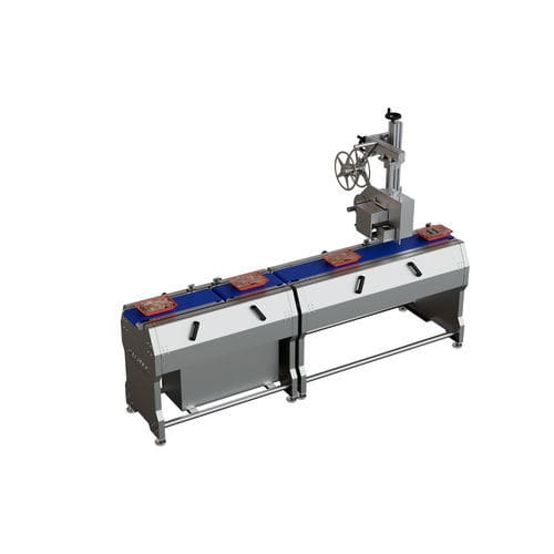 Kontrollwaage mit automatischer Etikettierung - Kantec - für Verpackung / für die Lebensmittelindustrie / Hochleistung