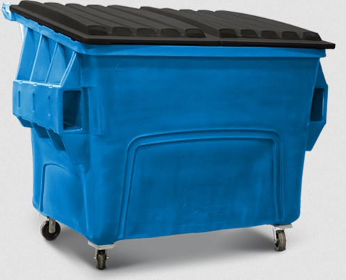 Kunststoff-Absetzcontainer - YD series - Hedstrom - für platzraubenden Abfall / Bioabfall / mit Frontöffnung