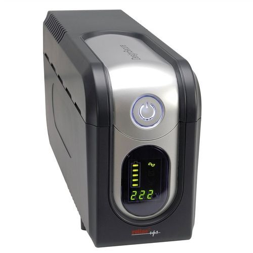 USV / Interaktive Line - DesignSecure 625  - SECOMP Electronic Components GmbH - 12 V / mit LCD-Display / IEC