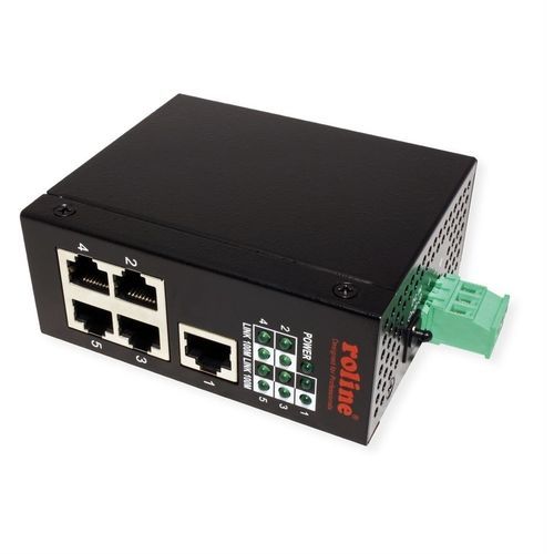 Ethernet-Switch / unmanaged - 21131155 - SECOMP Electronic Components GmbH - 5 Ports / für DIN-Schiene / Industrie