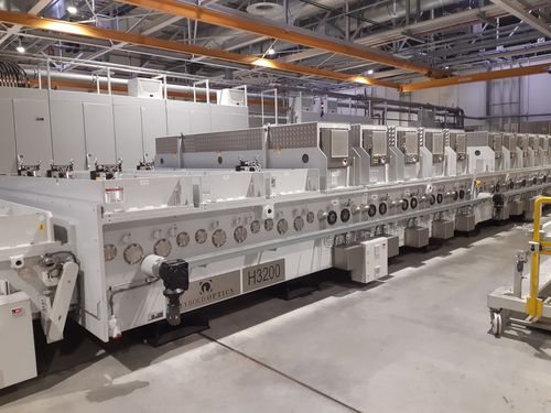 Sputter-Auftragsmaschine / waagerecht / online - Leybold H3200 - Avancis