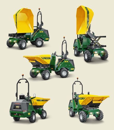 Raddumper - E2000 - HG - 100% ELECTRIC DUMPERS - vollelektrisch / mit Heckentladung / hebbarem und neigbarem Behälter