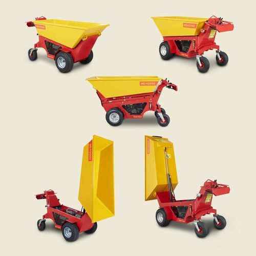 Minidumper mit Gummireifen - H1000 'Super Skub' - HG - 100% ELECTRIC DUMPERS - hydraulisch / Benzin-Motor / kompakt