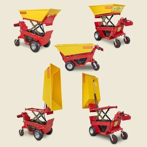 Minidumper mit Gummireifen - H1000 'Super Skub' High Tip - HG - 100% ELECTRIC DUMPERS - hydraulisch / Benzin-Motor / mit Heckentladung