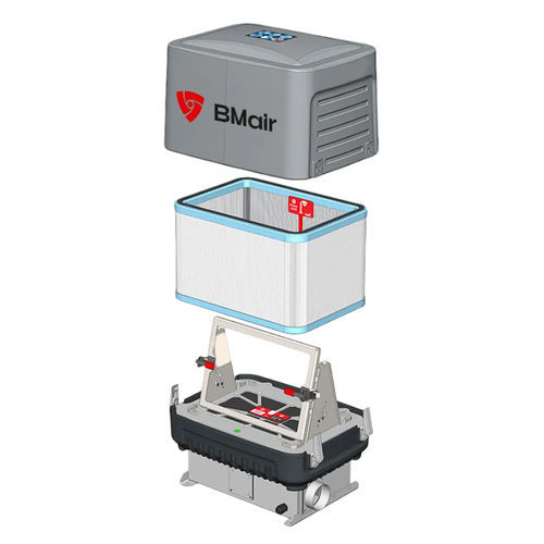 Partikelfiltersystem - MAO-3 series - BMAir International BV - Aktivkohle / Luft / hochwirksam