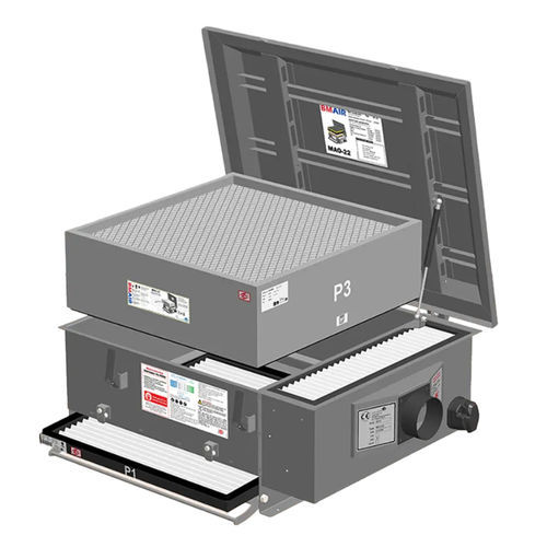 Partikelfiltersystem - MAO-22 series - BMAir International BV - Aktivkohle / Luft / für Prozessluft