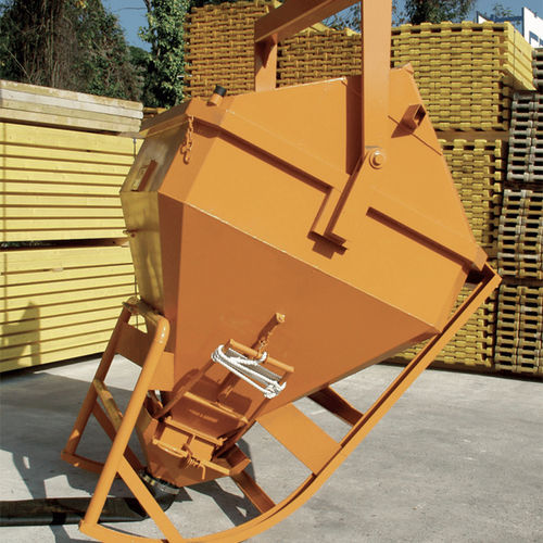 Konischer Betonkübel - BE1034CL - COPAC - mit Entladungsschlauch