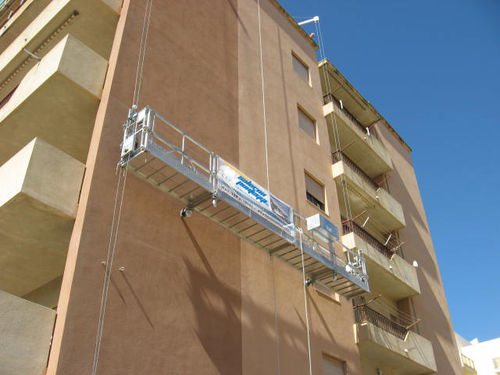 Plattform für Hubanwendungen - SP 500 T/M - SALERNO PONTEGGI S.R.L. - hängend / für Baustellen