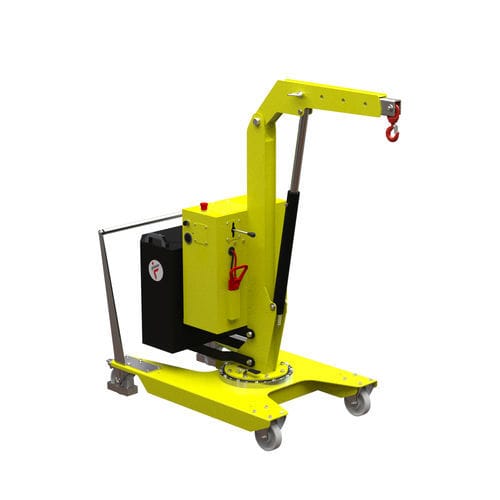 Mobiler Mini-R-Kran - 01B2L - Flex Lifting Cranes by AxA Group S.r.l. - Ausleger / für Hochleistungsanwendungen / für Hubanwendungen