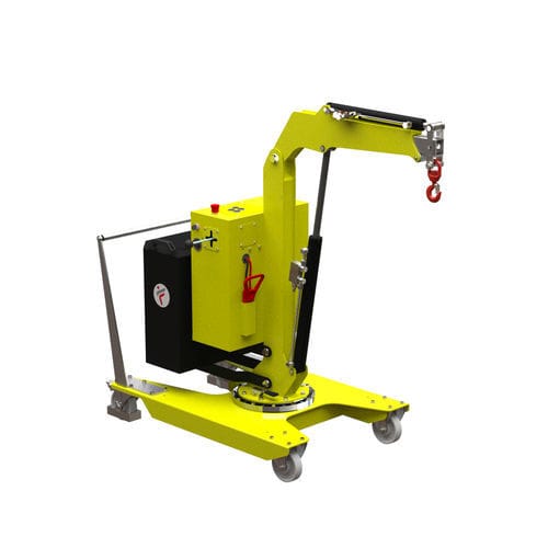 Manueller Werkstatt-Minikran - 01B2SE_400 - Flex Lifting Cranes by AxA Group S.r.l. - 200 kg / teleskopisch / Gegengewichts