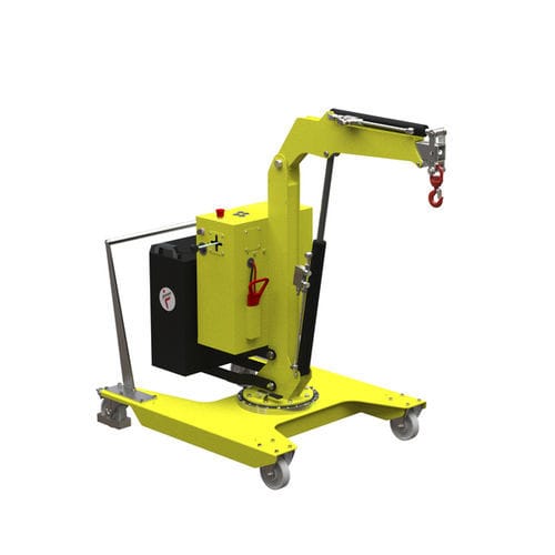 Manueller Werkstatt-Minikran - 01B5SE_400 - Flex Lifting Cranes by AxA Group S.r.l. - 500 kg / teleskopisch / Gegengewichts