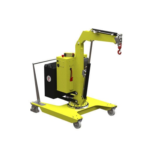 Werkstatt-Minikran / Gegengewichts - 01B5SER_400 - Flex Lifting Cranes by AxA Group S.r.l. - 500 kg / hydraulisch / manuell