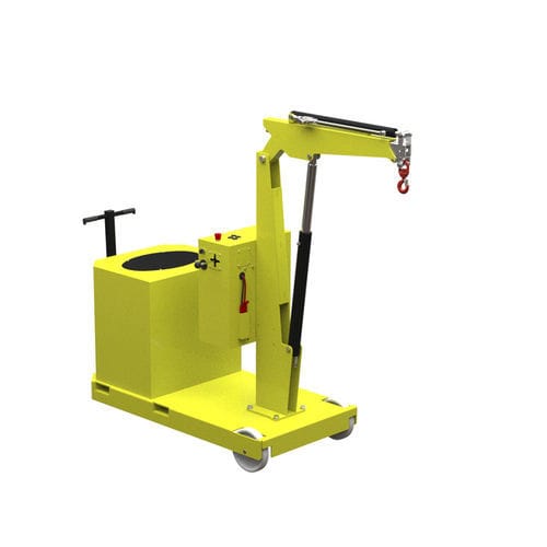 Werkstatt-Minikran / Schwerlast - GZ1000BSE - Flex Lifting Cranes by AxA Group S.r.l. - 1 t / teleskopisch / Gegengewichts