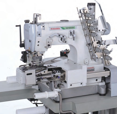 Doppelkettenstich-Nähmaschine - W674 series - Pegasus - 4-Nadel / mit 5 Nadeln / mit 7 Fäden