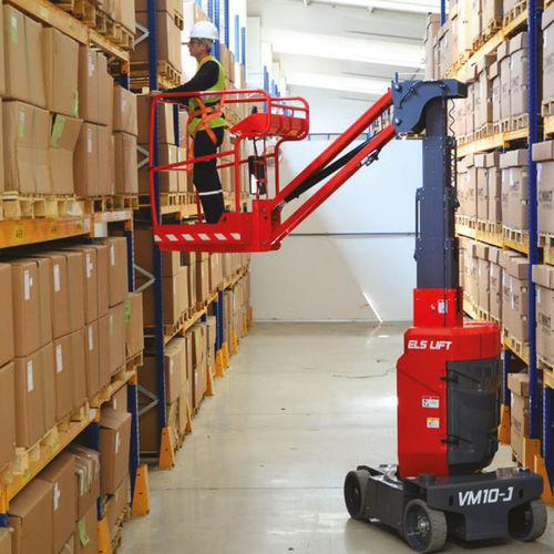 Hubmastbühne auf Rädern - VM10-J - ELS Lift Makina Sanayi Ticaret A.S. - batteriebetrieben / für den Innenraum / für Lagerhallen