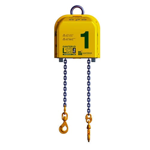 Selbstplanierendes Hebegerät - L12 Pro - Ganterud Lifting Solutions AB - elektrisch / Anschlagkette / mit Fernbedienung