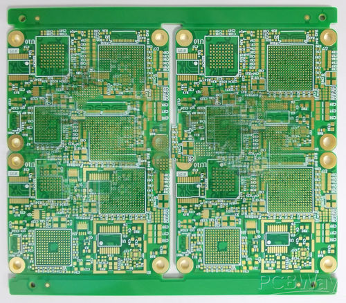 Mehrschichtleiterplatte - PCBWay - für Kommunikationsmodul / 16 Schichten