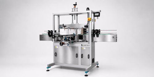 Automatisches Etikettiersystem - Onitex L300 - Onitex Automation d.o.o. - für Flaschen / Dosen / zur Seitenetikettierung