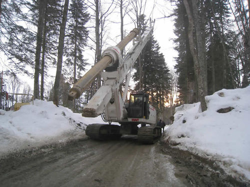 Bohrgerät / Schneckenortbeton-Verfahren SOB - HR 260 - MAIT S.p.A. - geotechnische / Pfahl / auf Raupen