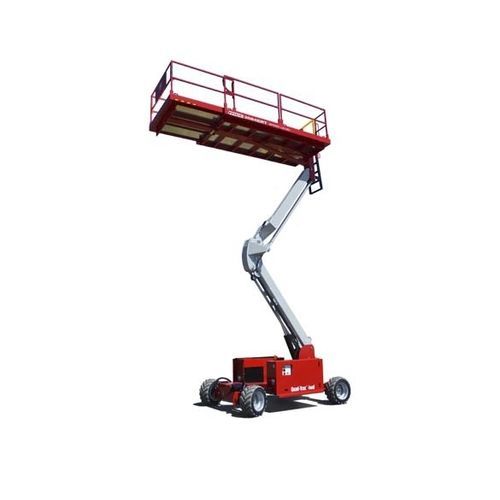 Gelenkarbeitsbühne für schwierige Gelände - 2684ES Speed Level® - MEC AERIAL WORK PLATFORMS - auf Rädern / batteriebetrieben / selbstplanierend