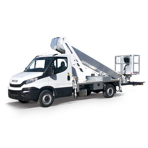 LKW-montierte Teleskoparbeitsbühne - MTE 270 EX - Multitel Pagliero S.p.A. - mit Verbrennungsmotor / für Baustelle / für Außenbereich