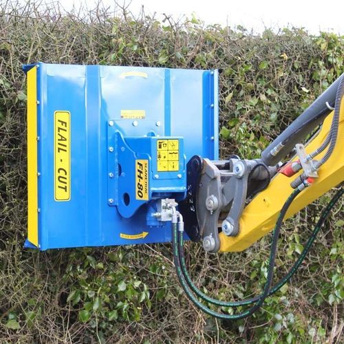 Trimmerkopf für Mini-Bagger - FH80 - Slanetrac Engineering Ltd. - hydraulisch