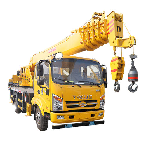 Mobiler Kran - HWTJ10T - Shandong Hengwang Group Co., Ltd. - Teleskop / zusammenklappbar / für Gebäudefassaden