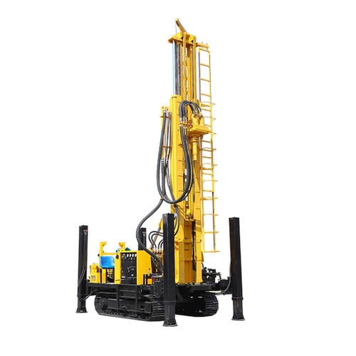 Geothermie-Bohrgerät - HQZ320L - Shandong Hengwang Group Co., Ltd. - für Schächte / auf Raupen / drehbar