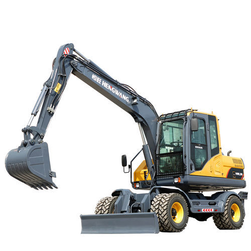 Bagger mit Gummireifen - HWL90 - Shandong Hengwang Group Co., Ltd. - mittelgroß / Diesel / für Baustellen