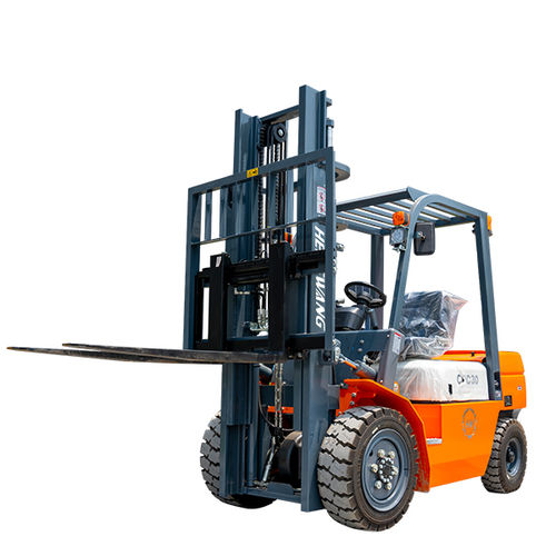 Diesel-Gabelstapler - HW-3T - Shandong Hengwang Group Co., Ltd. - Sitz / kompakt / 4 Räder