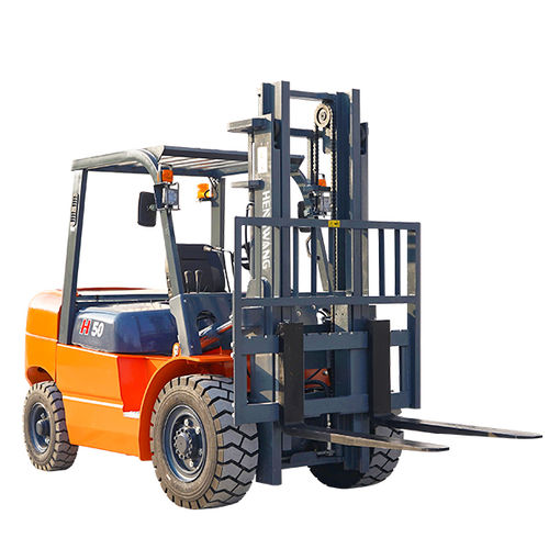 Diesel-Gabelstapler - HW-5T - Shandong Hengwang Group Co., Ltd. - Sitz / kompakt / 4 Räder