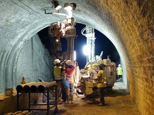 Bohrgerät auf Raupen - MC 6 - Comacchio - drehbar / hydraulisch