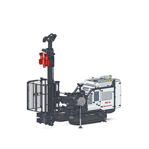 Bohrgerät auf Raupen - MC 6 - Comacchio - drehbar / hydraulisch / für Hoch- und Tiefbau