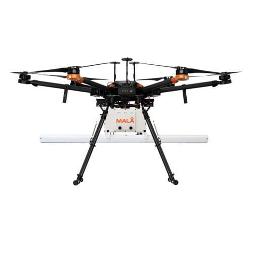 Georadar zur Netzwerkerkennung - GeoDrone 80 - Mala