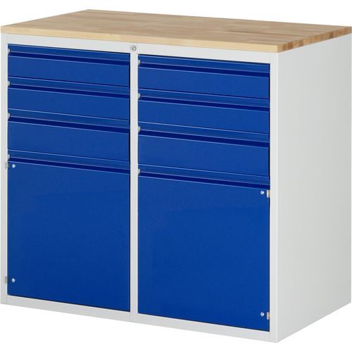 Lagerschrank - 03-LL7.2.2I-B.11 - RAU - bodenstehend / 6-Schubladen / verriegelbar