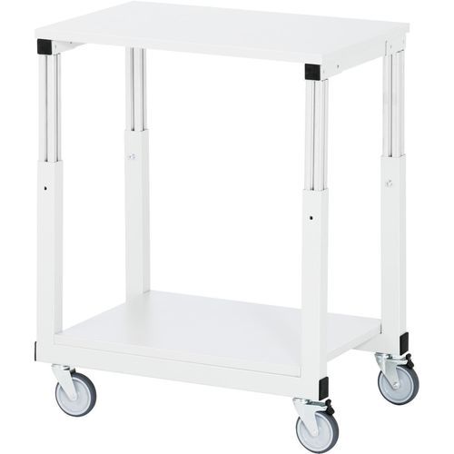 Stahl-Werkbank - E-TW-0700-500M.12-AE - RAU - für Werkstatt / Industrie / Fachboden