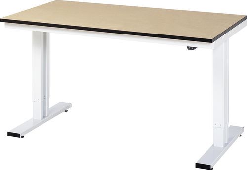 Stahl-Werkbank - 08-WT-150-080-F - RAU - höhenverstellbar / elektrisch